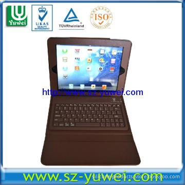 Black Wireless Bluetooth Keyboard With Leather Case for iPad